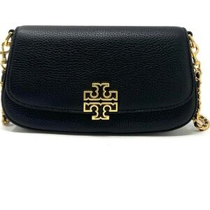 NWT TORY BURCH BRITTEN Crossbody, Black Leather